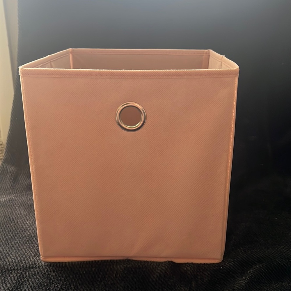 Pink Collapsible Storage bin
